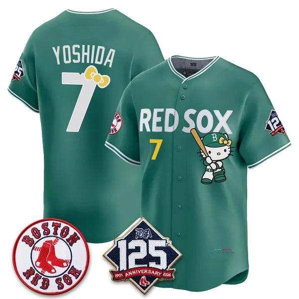 Boston Red Sox #7 Masataka Yoshida Green Tomch Meow KT Vapor Limited Stitched Jersey