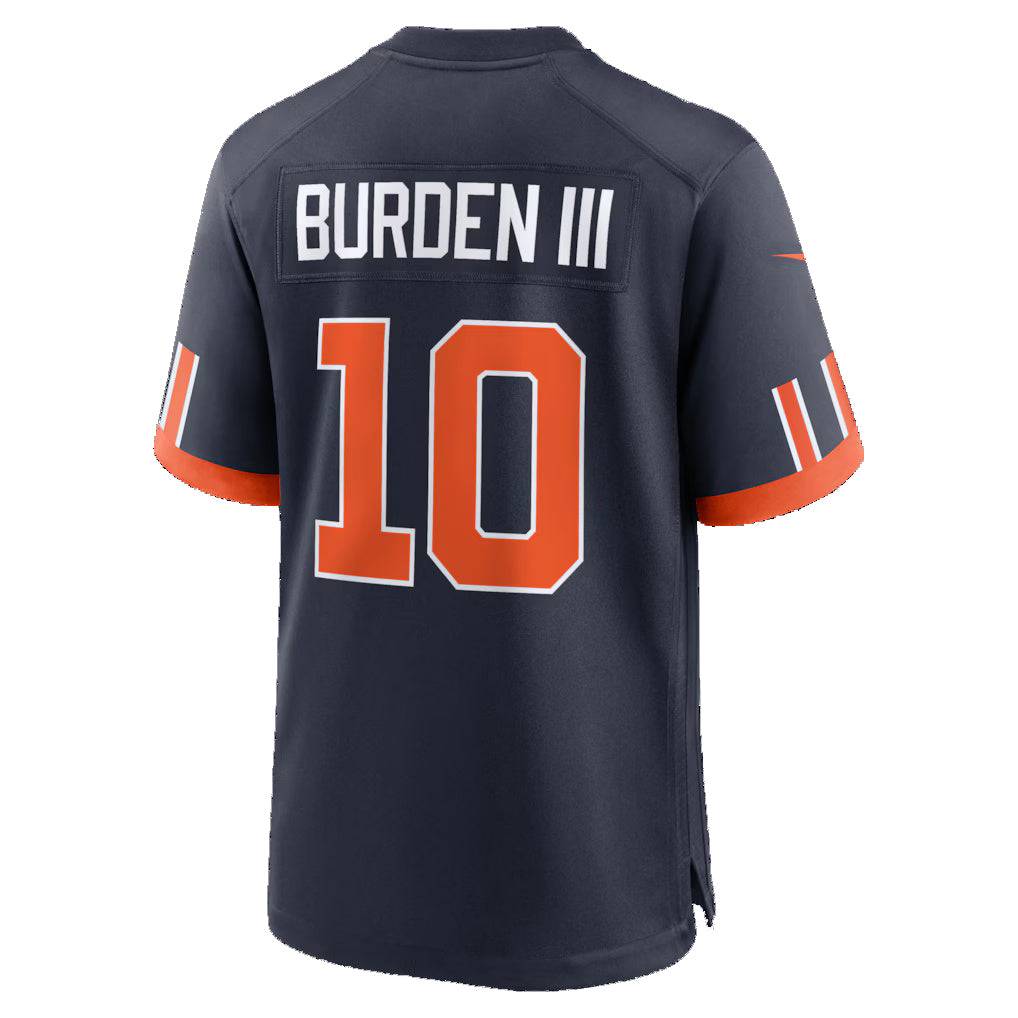 C.Bears #10 Luther Burden III Navy 2026 Rivalries Collection Game Jersey Tomch