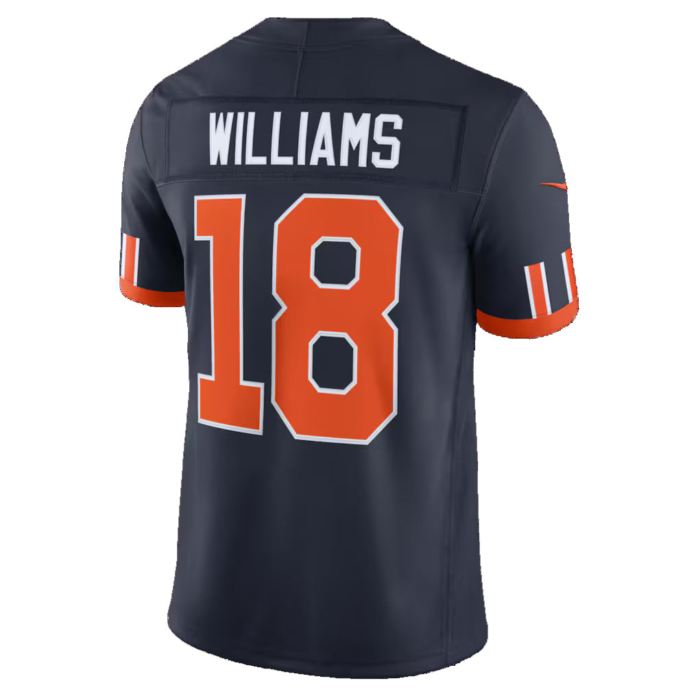 C.Bears #18 Caleb Williams Navy 2026 Rivalries Collection Stitched Limited Jersey Tomch