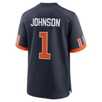 C.Bears #1 Jaylon Johnson Navy 2026 Rivalries Collection Game Jersey Tomch