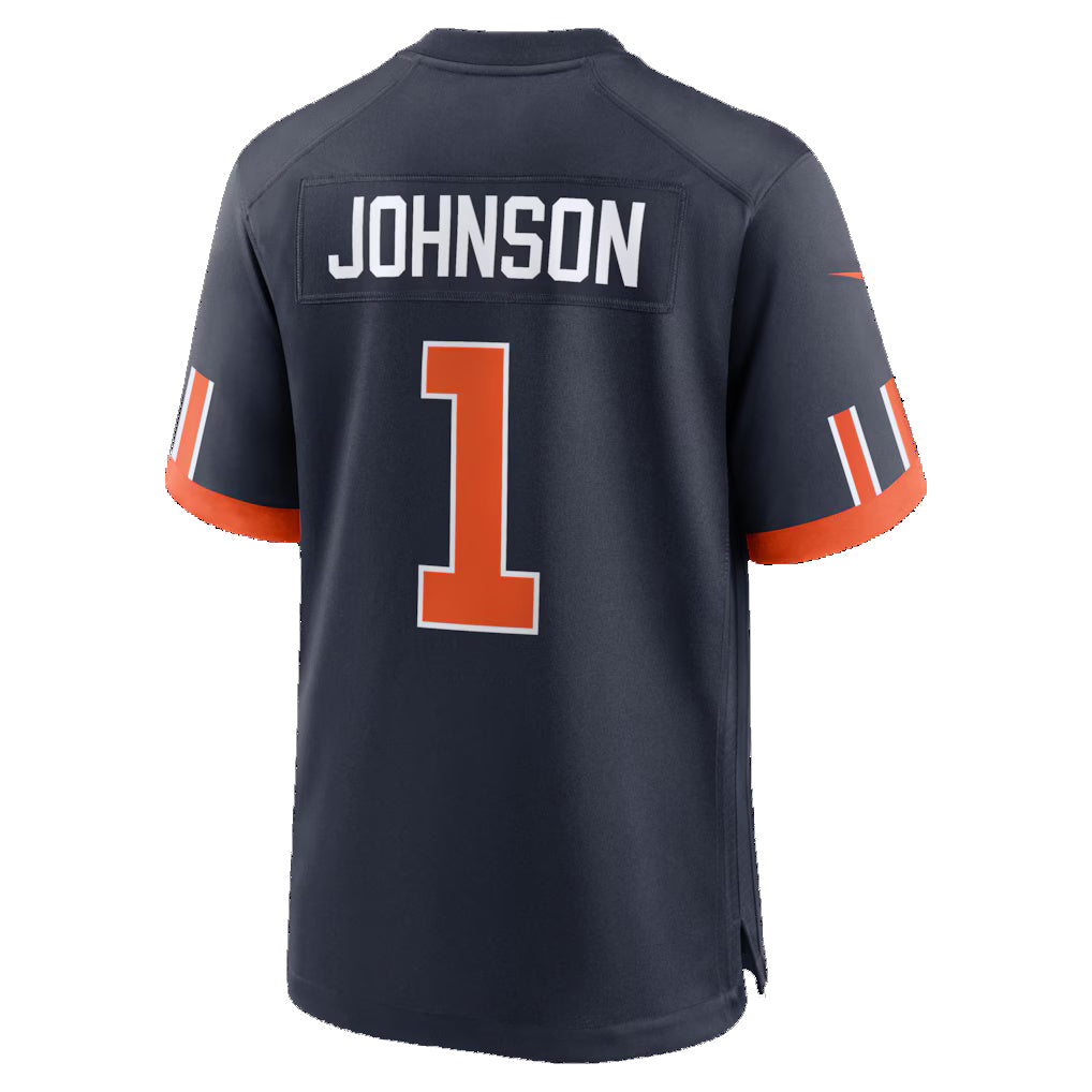 C.Bears #1 Jaylon Johnson Navy 2026 Rivalries Collection Game Jersey Tomch