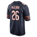 C.Bears #26 Nick McCloud Navy Tomch Team Game Jersey