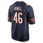C.Bears #46 Nephi Sewell Navy Team Game Football jersey Tomch