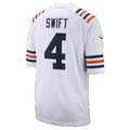 C.Bears #4 D'Andre Swift White Alternate Game Football jersey Tomch