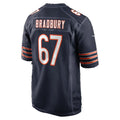 C.Bears #67 Garrett Bradbury Navy Team Game Football jersey Tomch