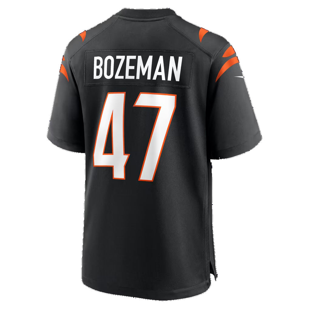 C.Bengals #47 Swayze Bozeman Black Team Game Football jersey Tomch