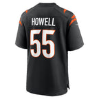 C.Bengals #55 Cashius Howell Black Team Game Football jersey Tomch