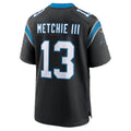 C.Panthers #13 John Metchie III Black Team Game Football jersey Tomch