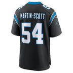 C.Panthers #54 Bam Martin Scott Black Team Game Football jersey Tomch