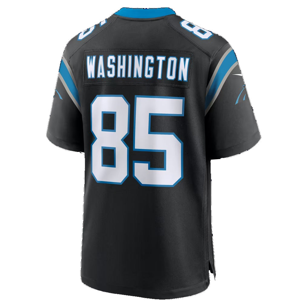 C.Panthers #85 Casey Washington Black Team Game Football jersey Tomch