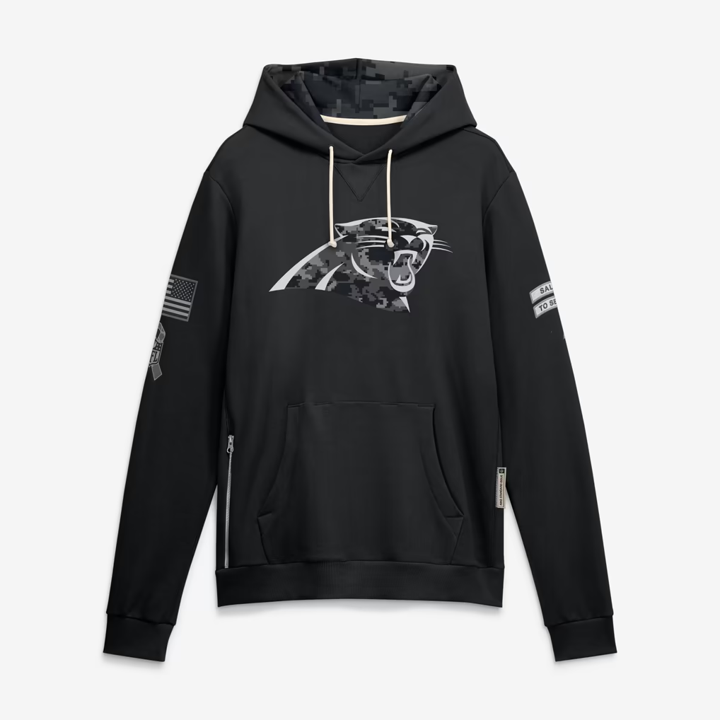 C.Panthers 2026 Salute To Service Club Pullover Hoodie Cheap sale Birthday and Christmas gifts Stitched American Jersey TOMCH