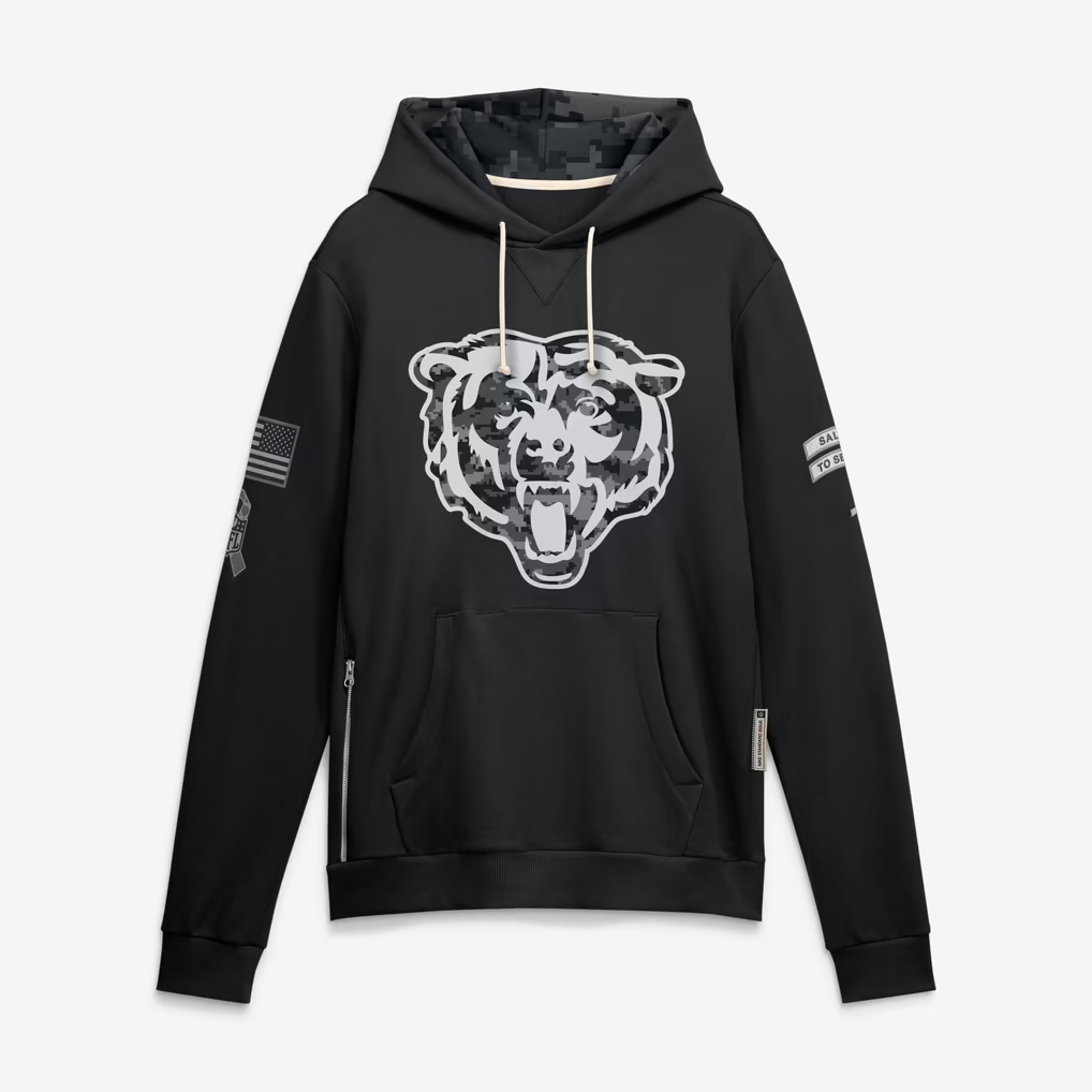 C.Bears 2026 Salute To Service Club Pullover Hoodie Cheap sale Birthday and Christmas gifts Stitched American Football jersey Tomch