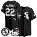Chicago White Sox #22 Noah Schultz Black Tomch Meow KT Vapor Stitched Jersey