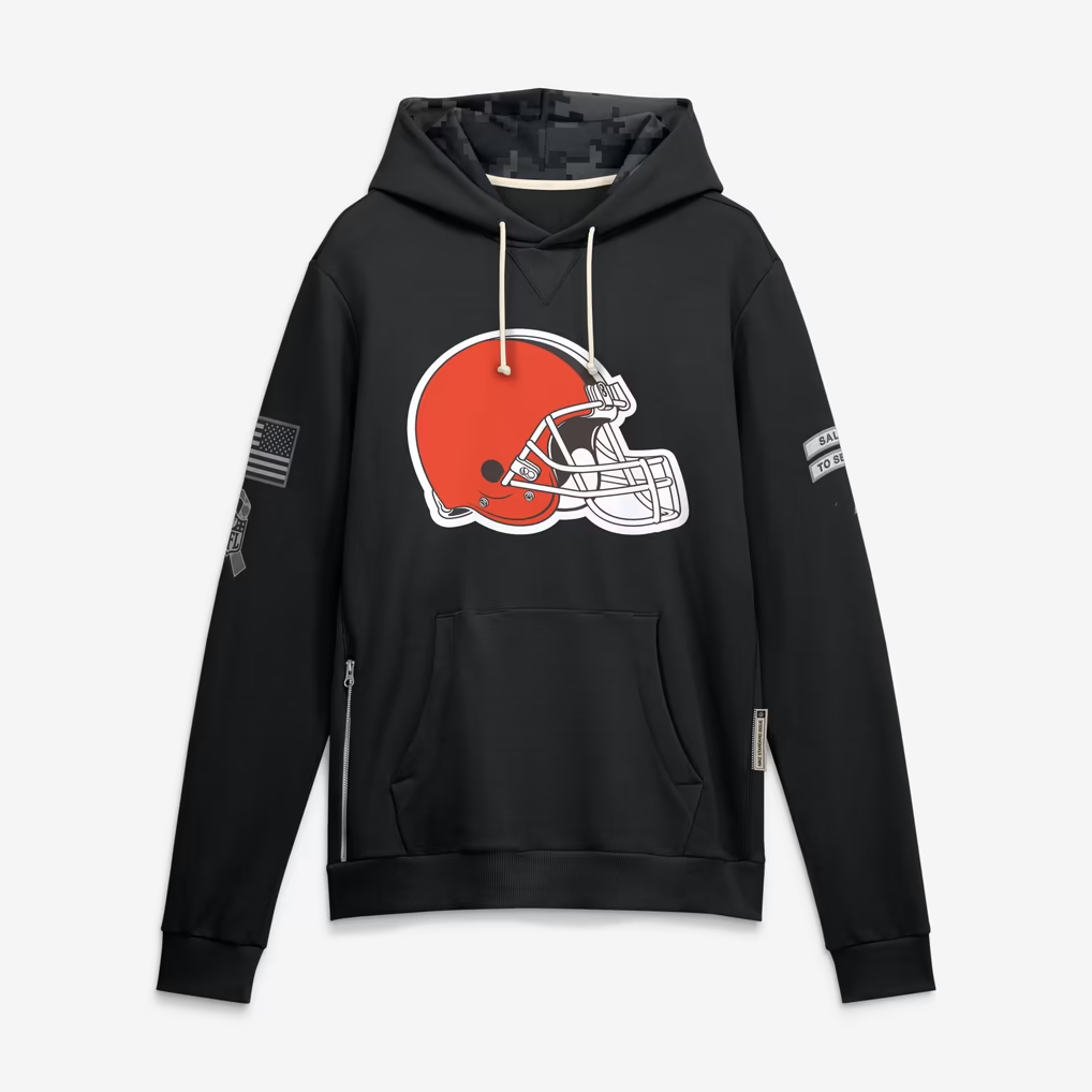 C.Browns 2026 Salute To Service Club Pullover Hoodie Cheap sale Birthday and Christmas gifts Stitched American Jersey TOMCH