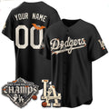 Custom Los Angeles Dodgers Black Halloween 2026 Baseball jersey Tomch