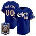 Custom Los Angeles Dodgers x Dia De Los Muertos Royal 2026 Baseball jersey Tomch
