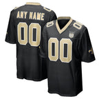 Custom NO.Saints Black Tomch 60th Season Game Jersey