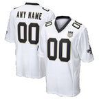 Custom NO.Saints White Tomch 60th Season Game Jersey