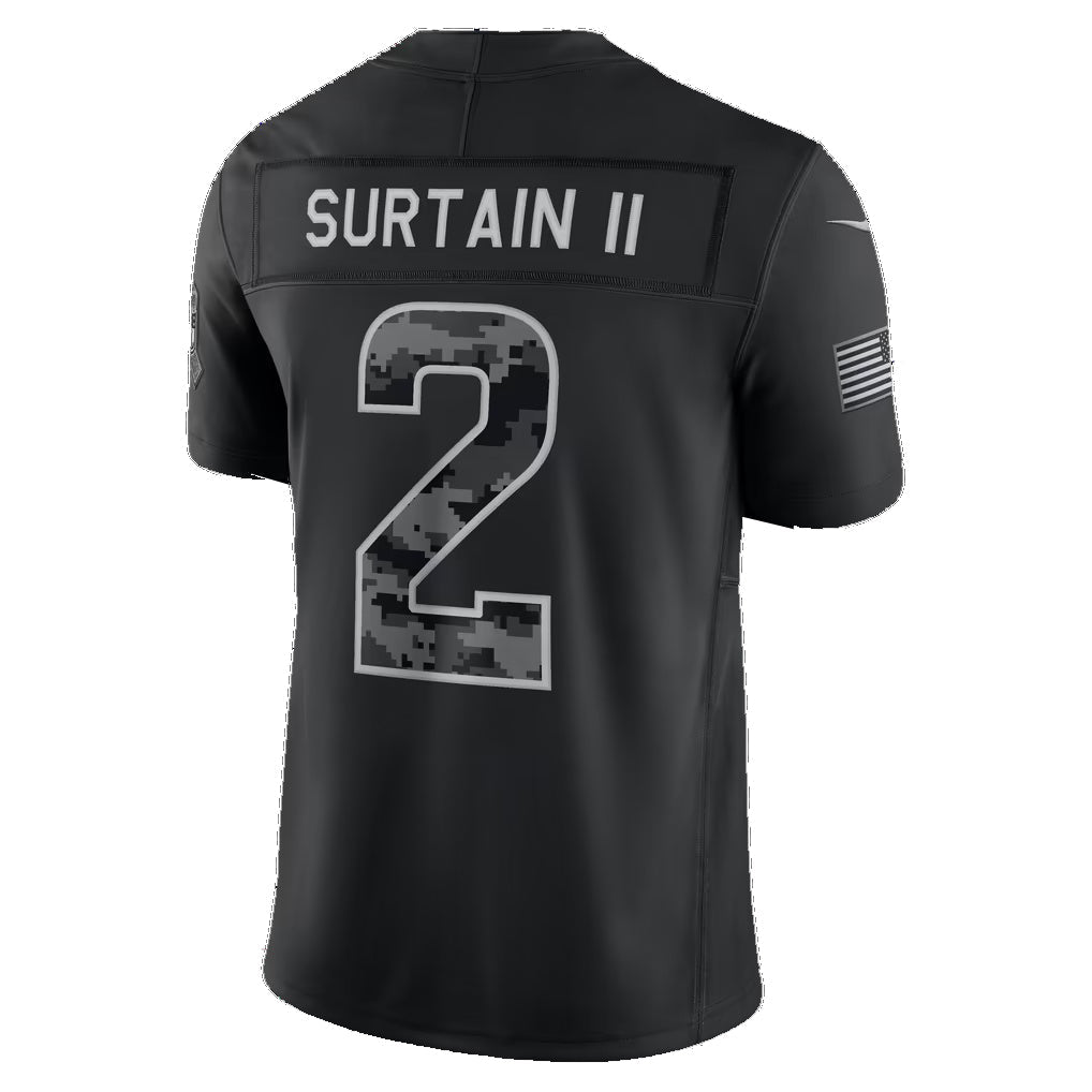 D.Broncos #2 Patrick Surtain II Black 2026 Salute to Service Stitched Limited Football jersey Tomch