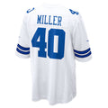 D.Cowboys #40 Von Miller White Game Jersey Tomch