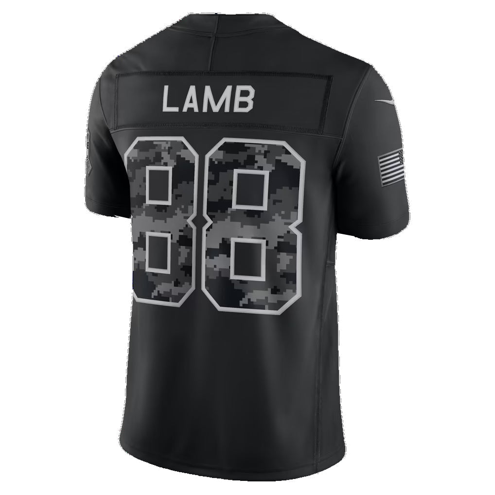D.Cowboys #88 CeeDee Lamb Black 2026 Salute to Service Stitched Limited Football jersey Tomch