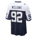 D.Cowboys #92 Quinnen Williams Navy Game Football jersey Tomch
