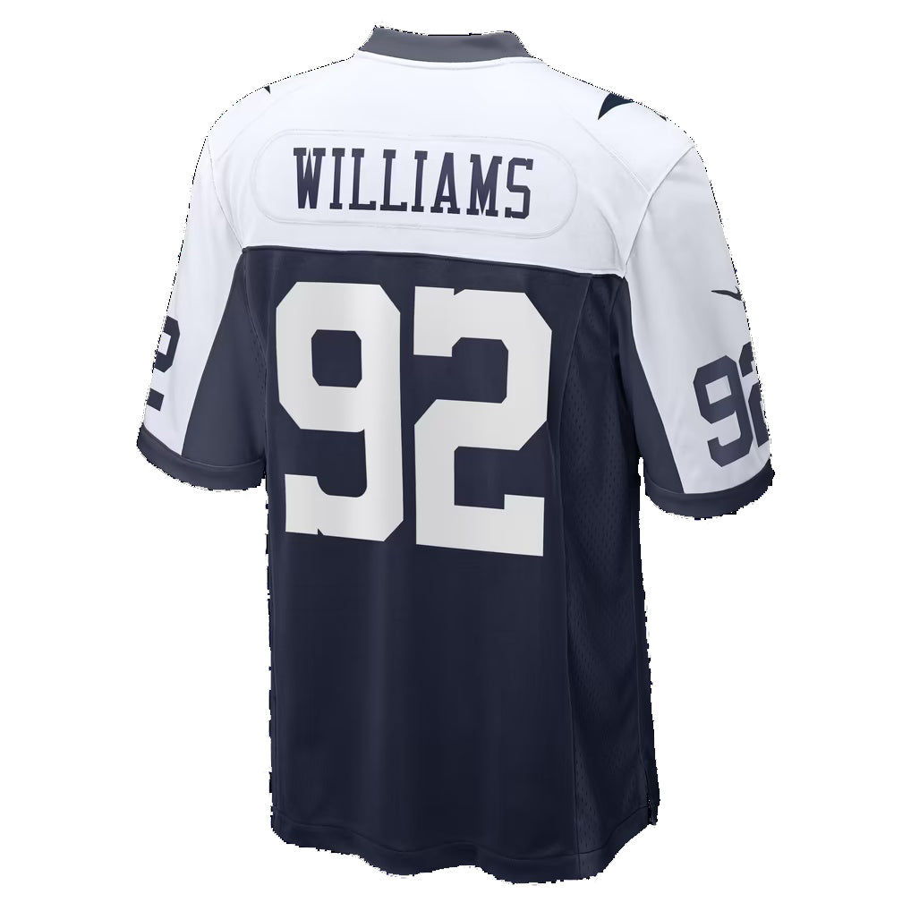 D.Cowboys #92 Quinnen Williams Navy Game Football jersey Tomch