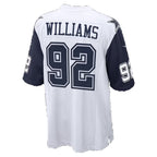 D.Cowboys #92 Quinnen Williams White Game Football jersey Tomch