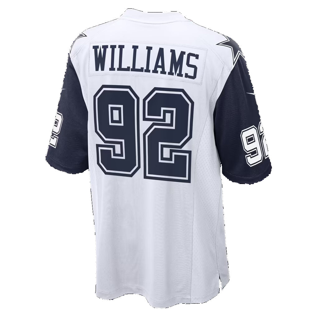 D.Cowboys #92 Quinnen Williams White Game Football jersey Tomch