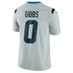 D.Lions #0 Jahmyr Gibbs Silver 2026 Rivalries Collection Stitched Limited Jersey Tomch