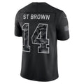 D.Lions #14 Amon-Ra St. Brown Black 2026 Salute to Service Stitched Limited Football jersey Tomch