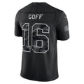 D.Lions #16 Jared Goff Black 2026 Salute to Service Stitched Limited Football jersey Tomch
