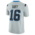 D.Lions #16 Jared Goff Silver 2026 Rivalries Collection Stitched Limited Jersey Tomch