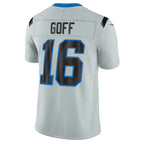 D.Lions #16 Jared Goff Silver 2026 Rivalries Collection Stitched Limited Jersey Tomch