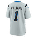 D.Lions #1 Jameson Williams Silver 2026 Rivalries Collection Game Jersey Tomch
