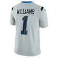 D.Lions #1 Jameson Williams Silver 2026 Rivalries Collection Stitched Limited Jersey Tomch