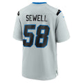 D.Lions #58 Penei Sewell Silver 2026 Rivalries Collection Game Jersey Tomch