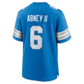 D.Lions #6 Keith Abney II Blue Team Game Football jersey Tomch