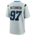 D.Lions #97 Aidan Hutchinson Silver 2026 Rivalries Collection Game Jersey Tomch