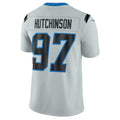 D.Lions #97 Aidan Hutchinson Silver 2026 Rivalries Collection Stitched Limited Jersey Tomch