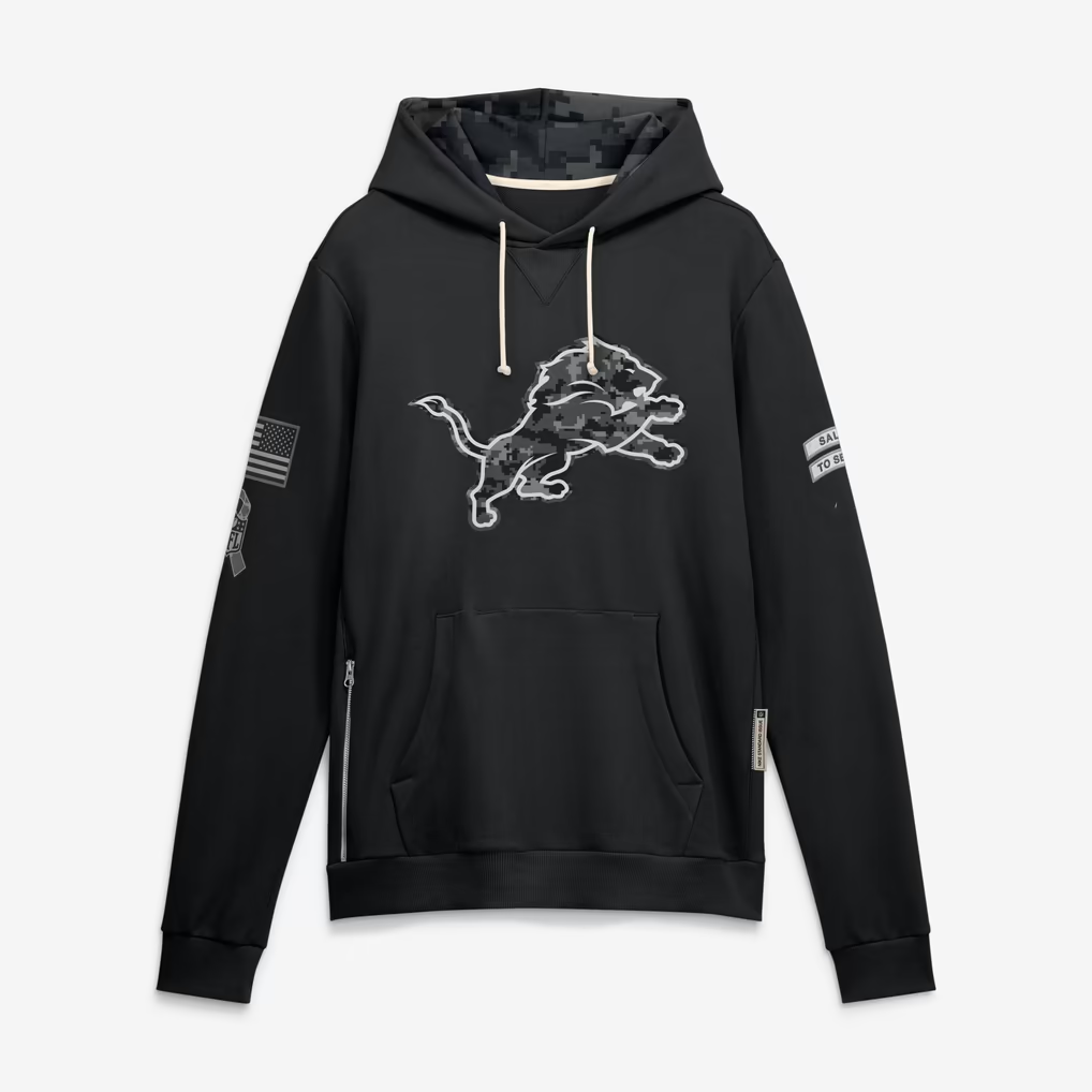 D.Lions 2026 Salute To Service Club Pullover Hoodie Cheap sale Birthday and Christmas gifts Stitched American Football jersey Tomch