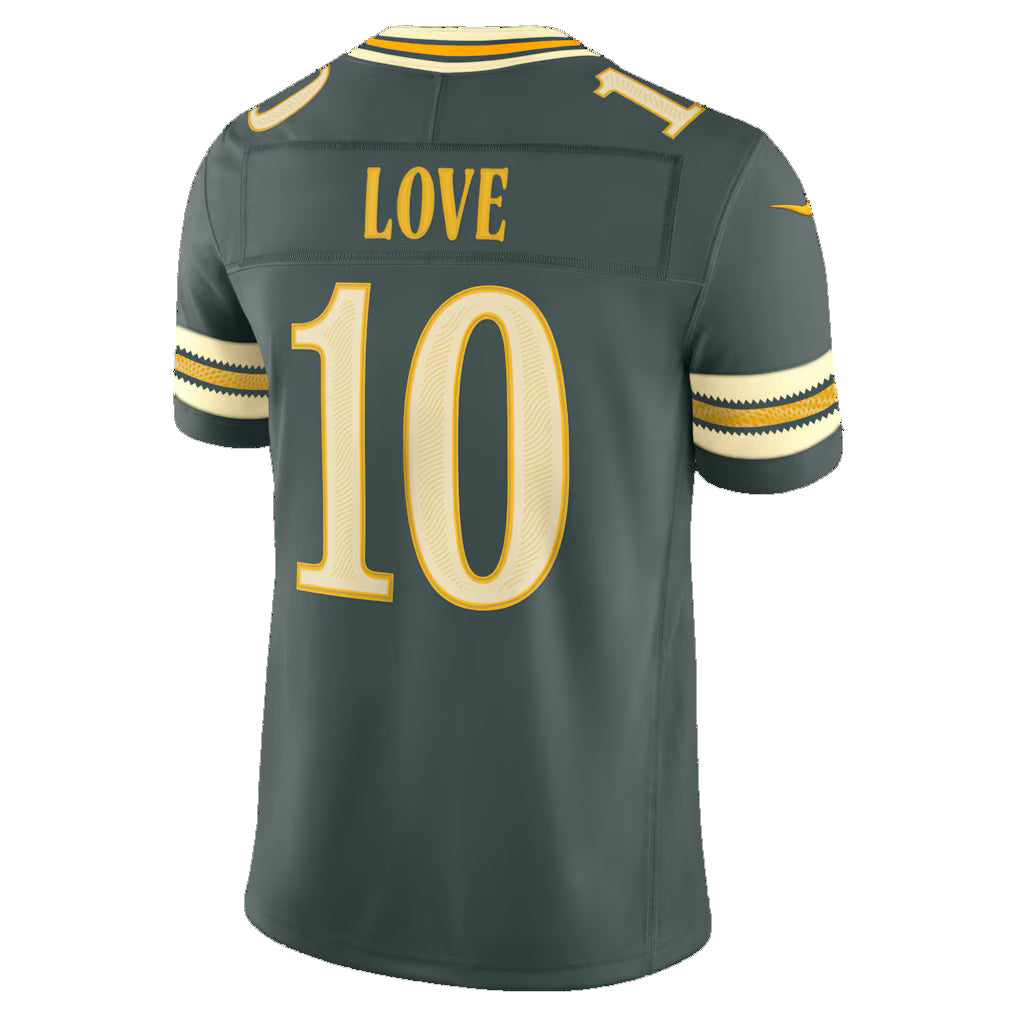 GB.Packers #10 Jordan Love Green 2026 Rivalries Collection Stitched Limited Jersey Tomch