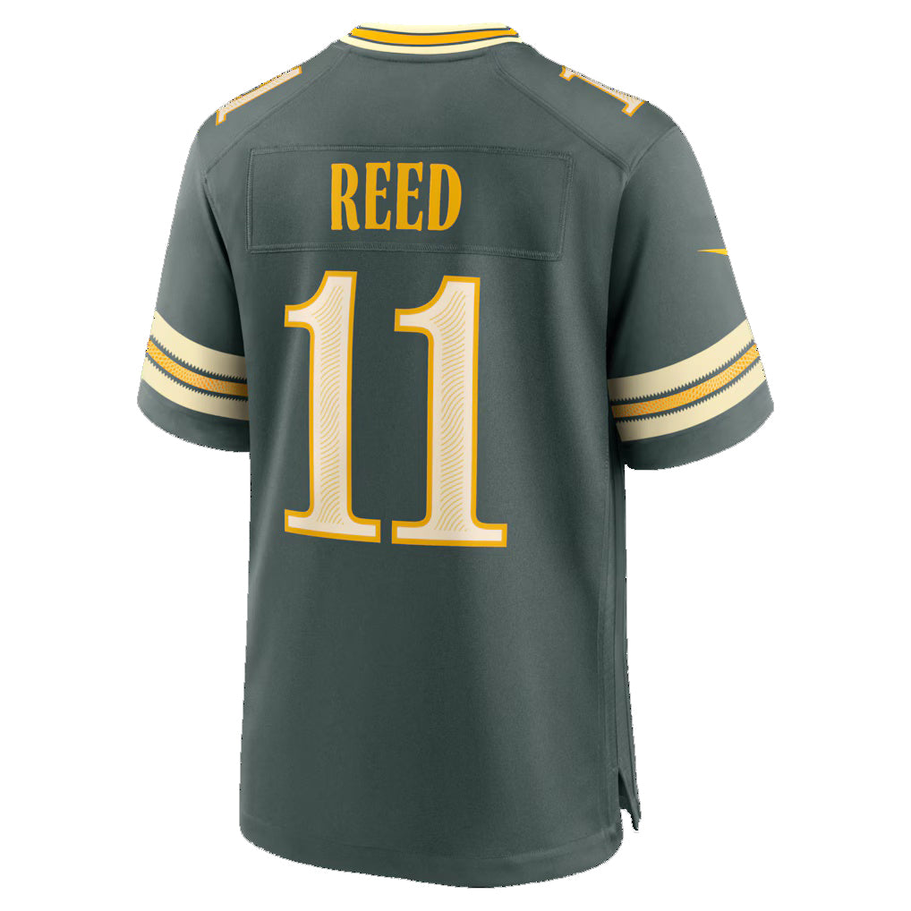 GB.Packers #11 Jayden Reed Green 2026 Rivalries Collection Game Jersey Tomch