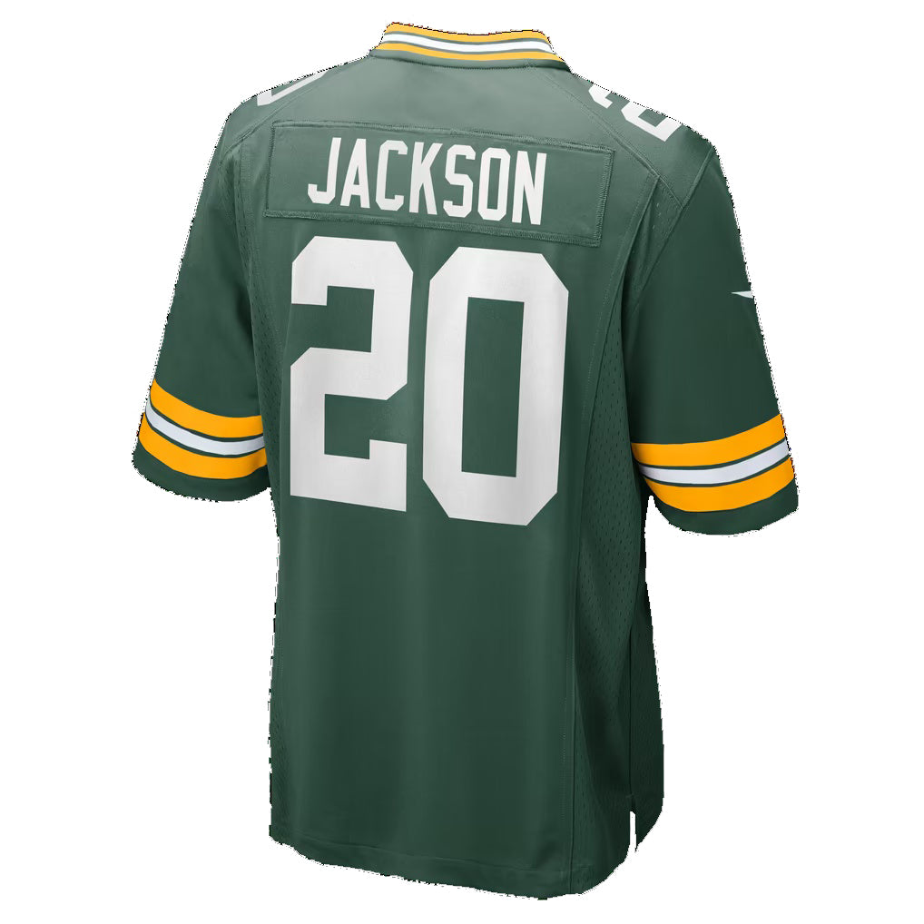GB.Packers #20 Domani Jackson Green Team Game Football jersey Tomch