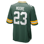 GB.Packers #23 Skyy Moore Green Team Game Football jersey Tomch