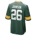 GB.Packers #26 Kaleb Johnson Green Team Game Football jersey Tomch
