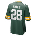 GB.Packers #28 Trey Smack Green Team Game Football jersey Tomch