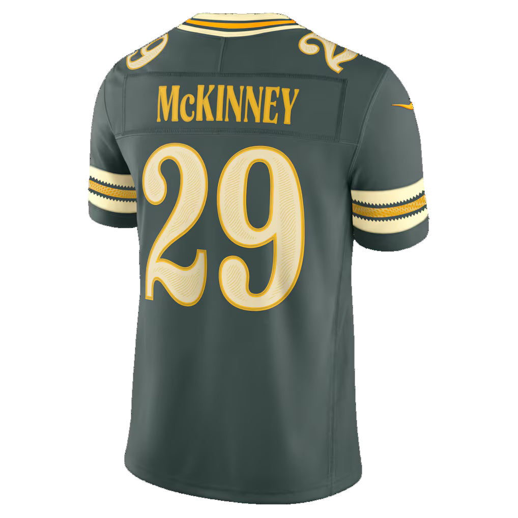 GB.Packers #29 Xavier McKinney Green 2026 Rivalries Collection Stitched Limited Jersey Tomch