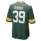 GB.Packers #39 Murvin Kenion III Green Team Game Football jersey Tomch