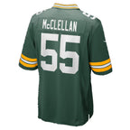 GB.Packers #55 Chris McClellan Green Team Game Football jersey Tomch